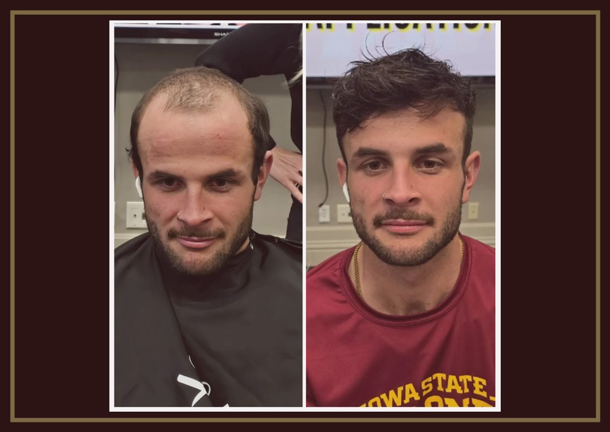 Instagram reel style hair system transformation